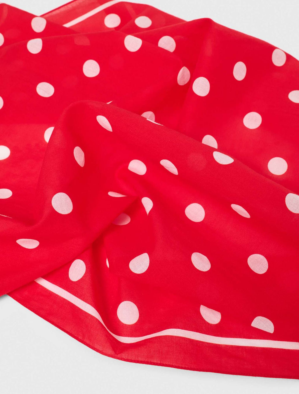 Bandana à pois en coton