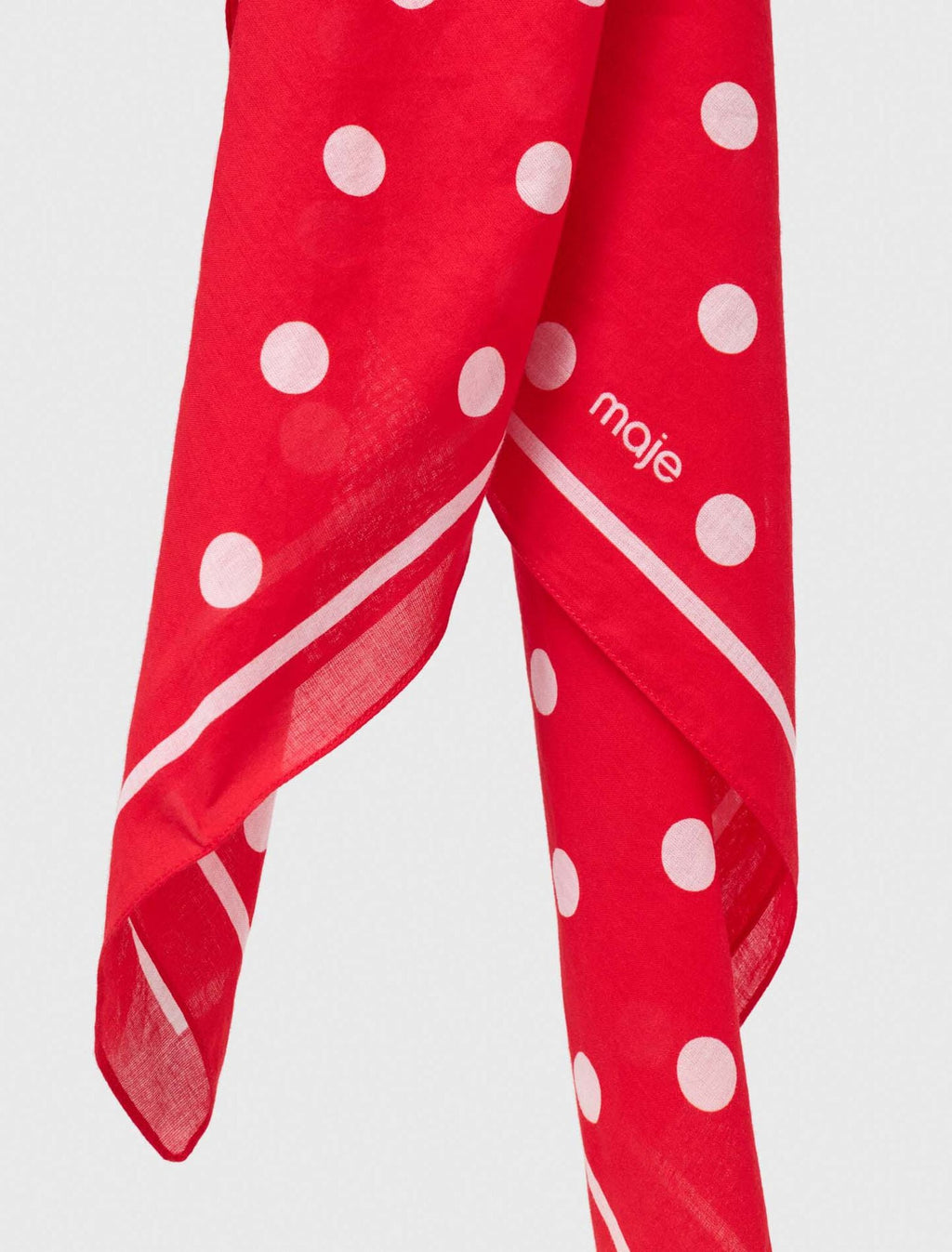 Bandana à pois en coton