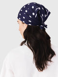 Bandana à pois en soie
