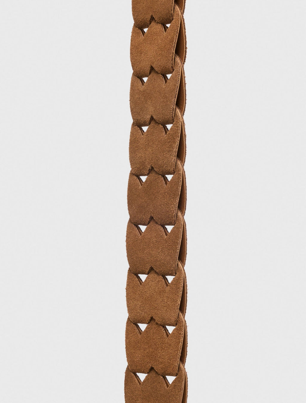 Ceinture tressée en suède