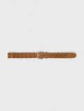 Ceinture tressée en suède
