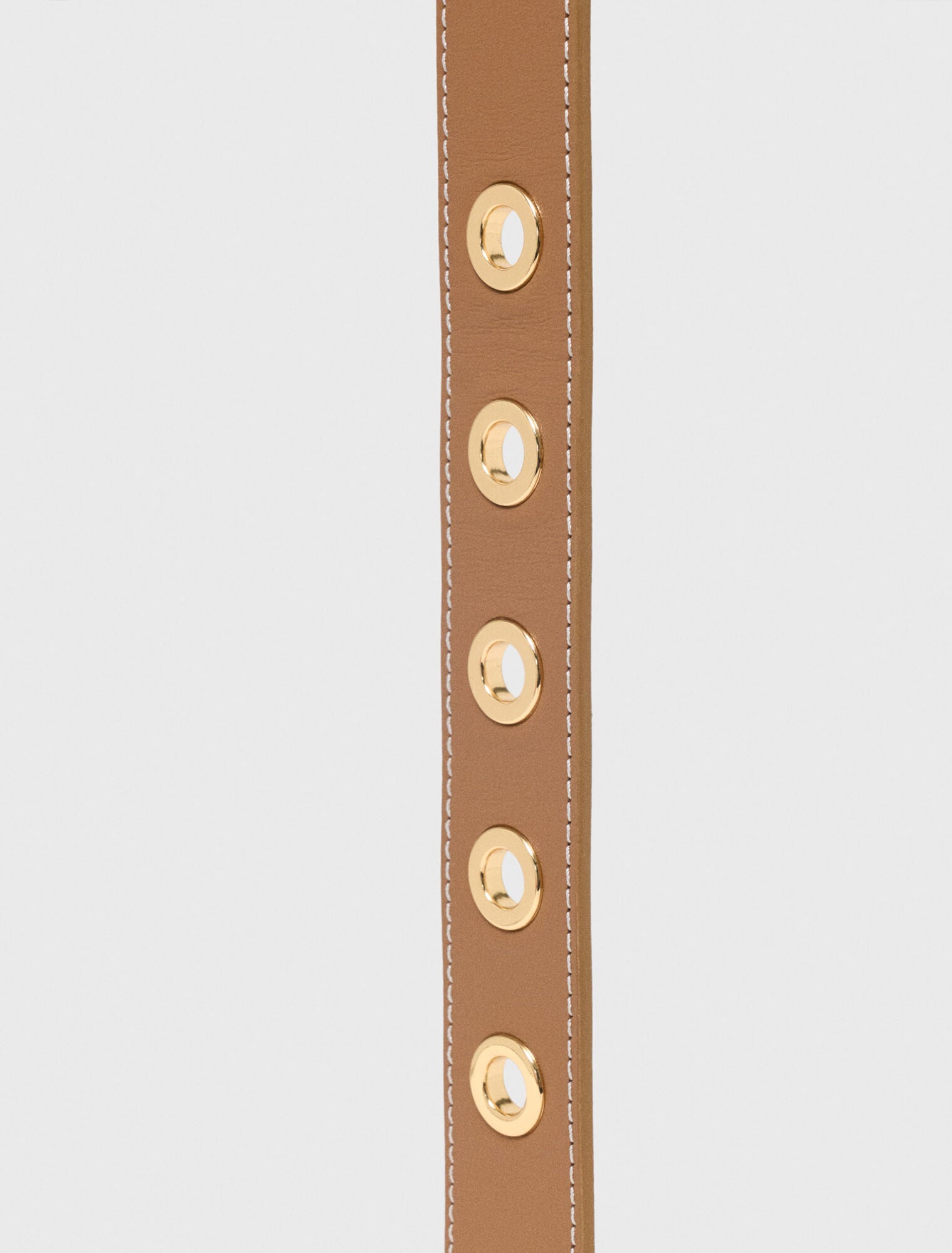 Ceinture en cuir à œillets