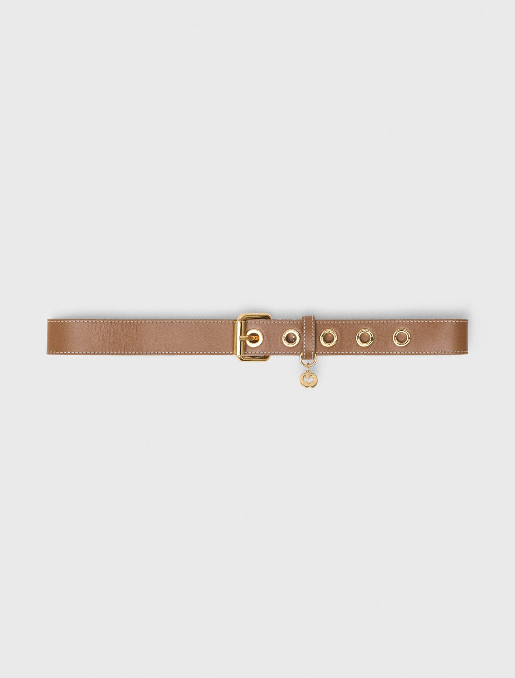 Ceinture en cuir à œillets