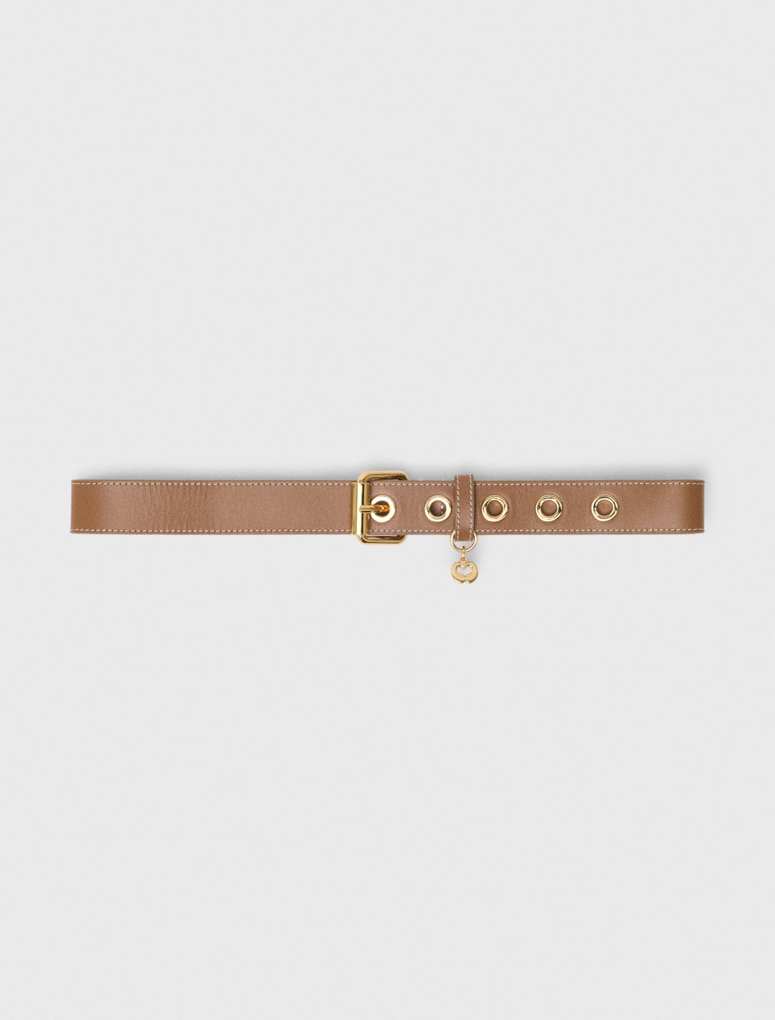 Ceinture en cuir à œillets
