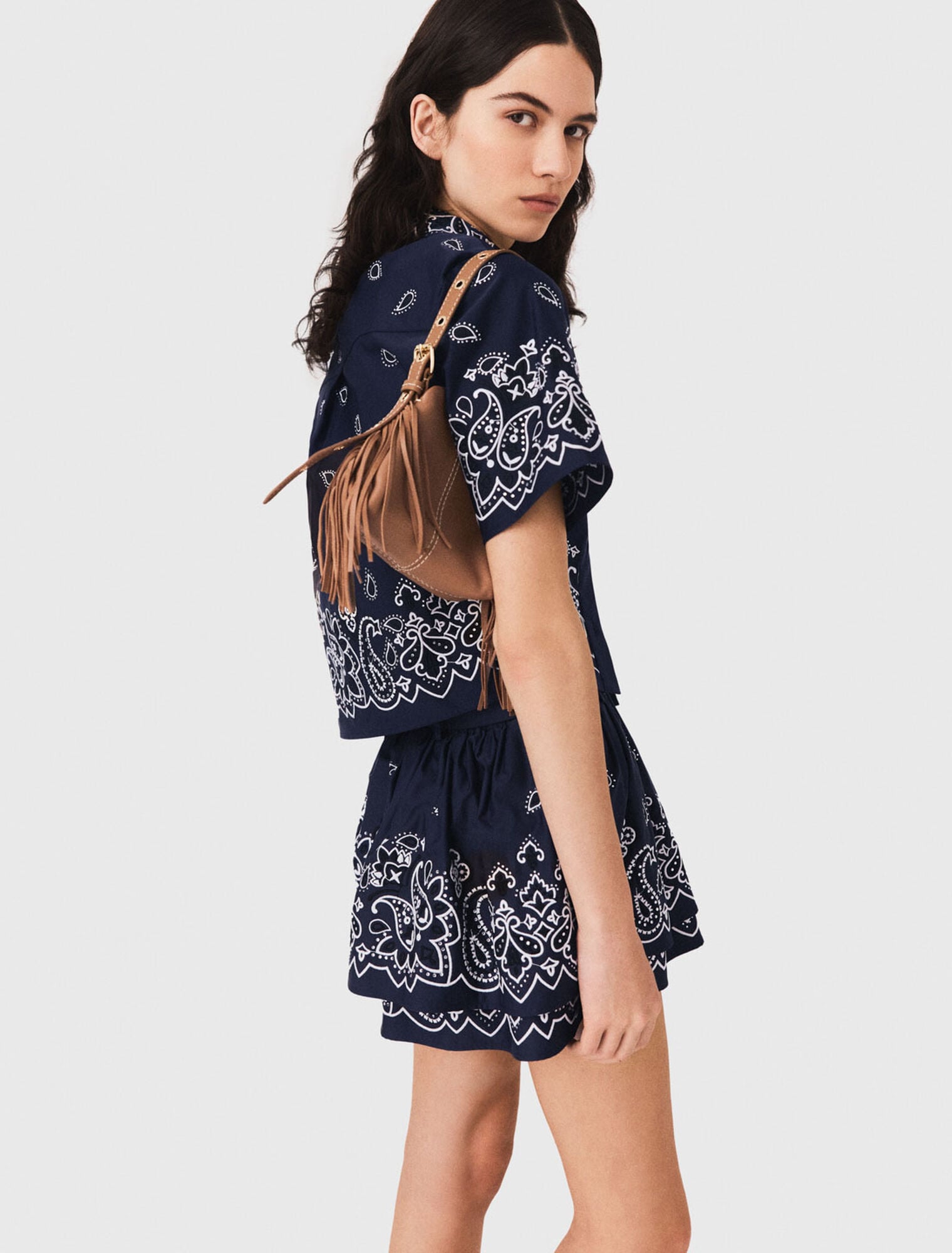 Sac Miss M micro en cuir surpiqué