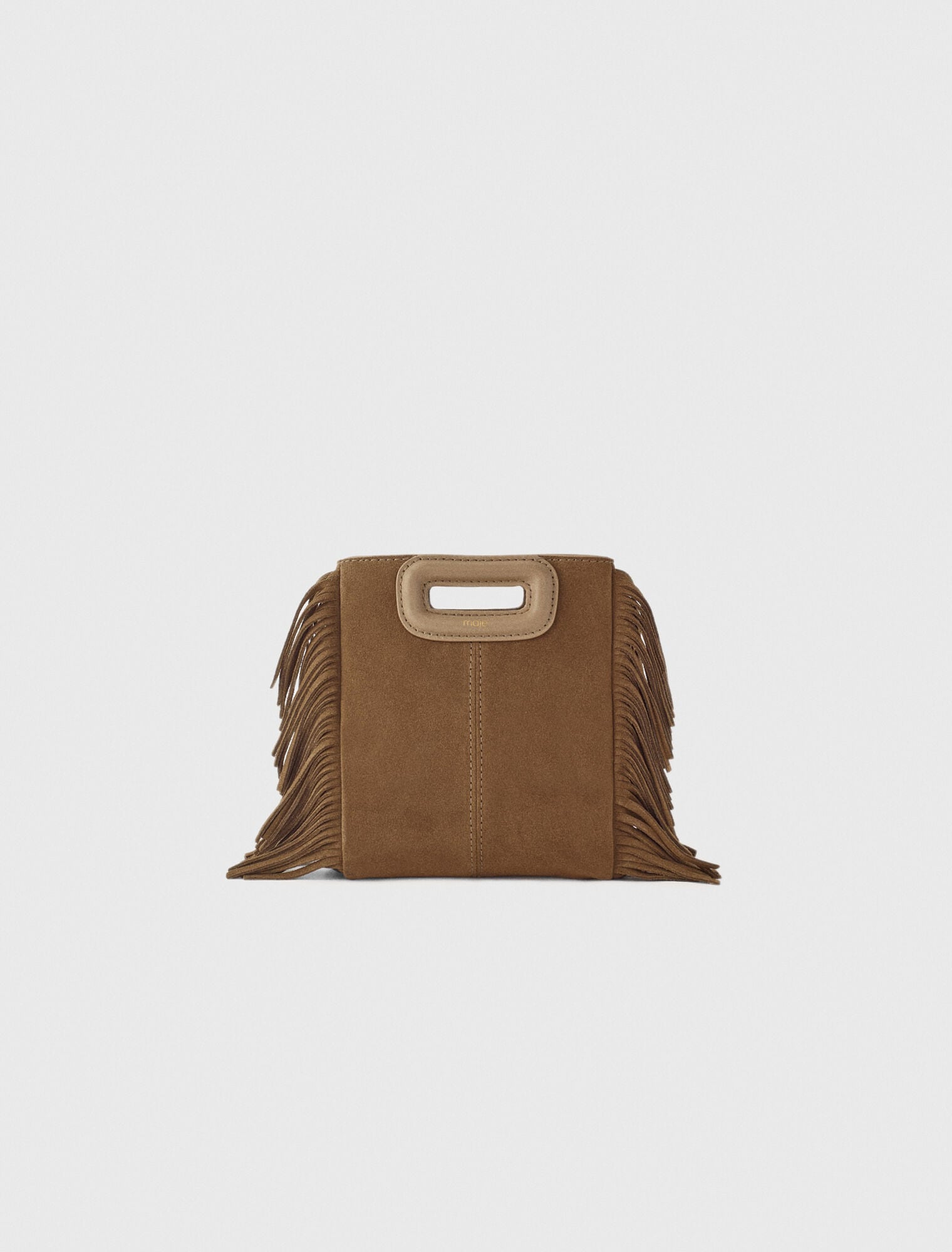 Sac M mini en cuir suède