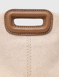 Sac Miss M mini en mix toile cuir