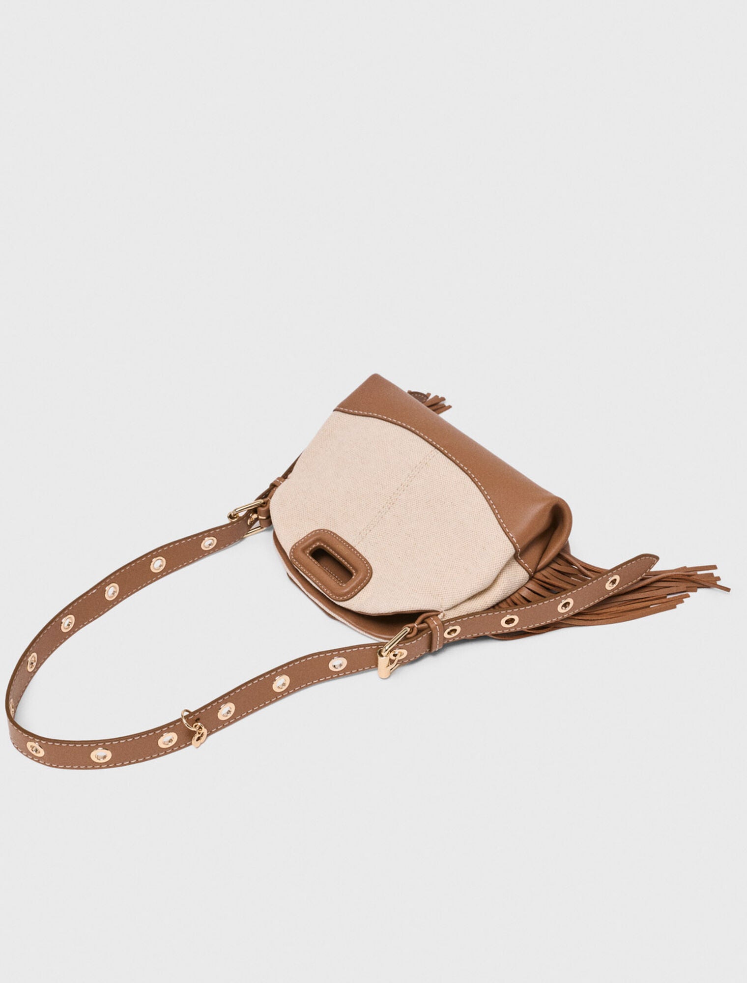 Sac Miss M mini en mix toile cuir