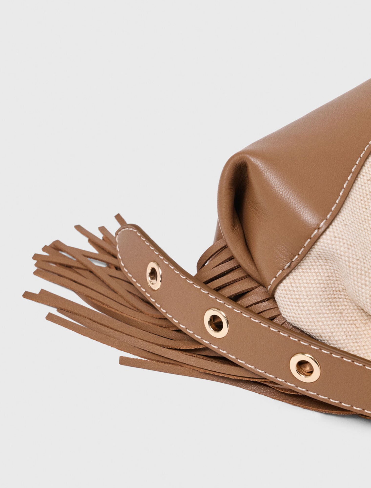 Sac Miss M mini en mix toile cuir