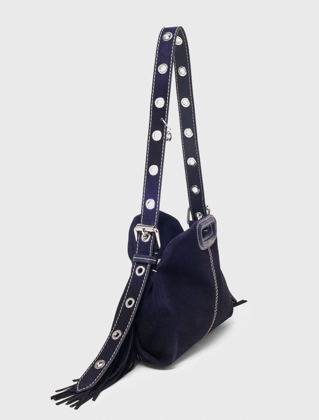 Sac Miss M mini en suède surpiquée