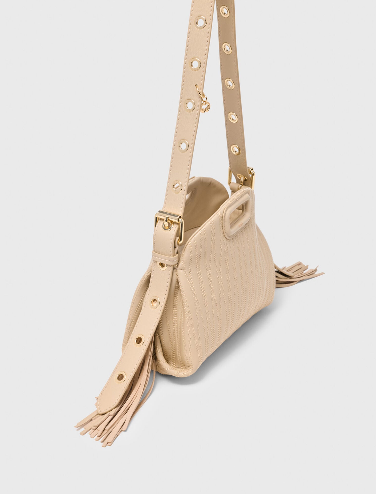 Sac Miss M mini en cuir surpiqué