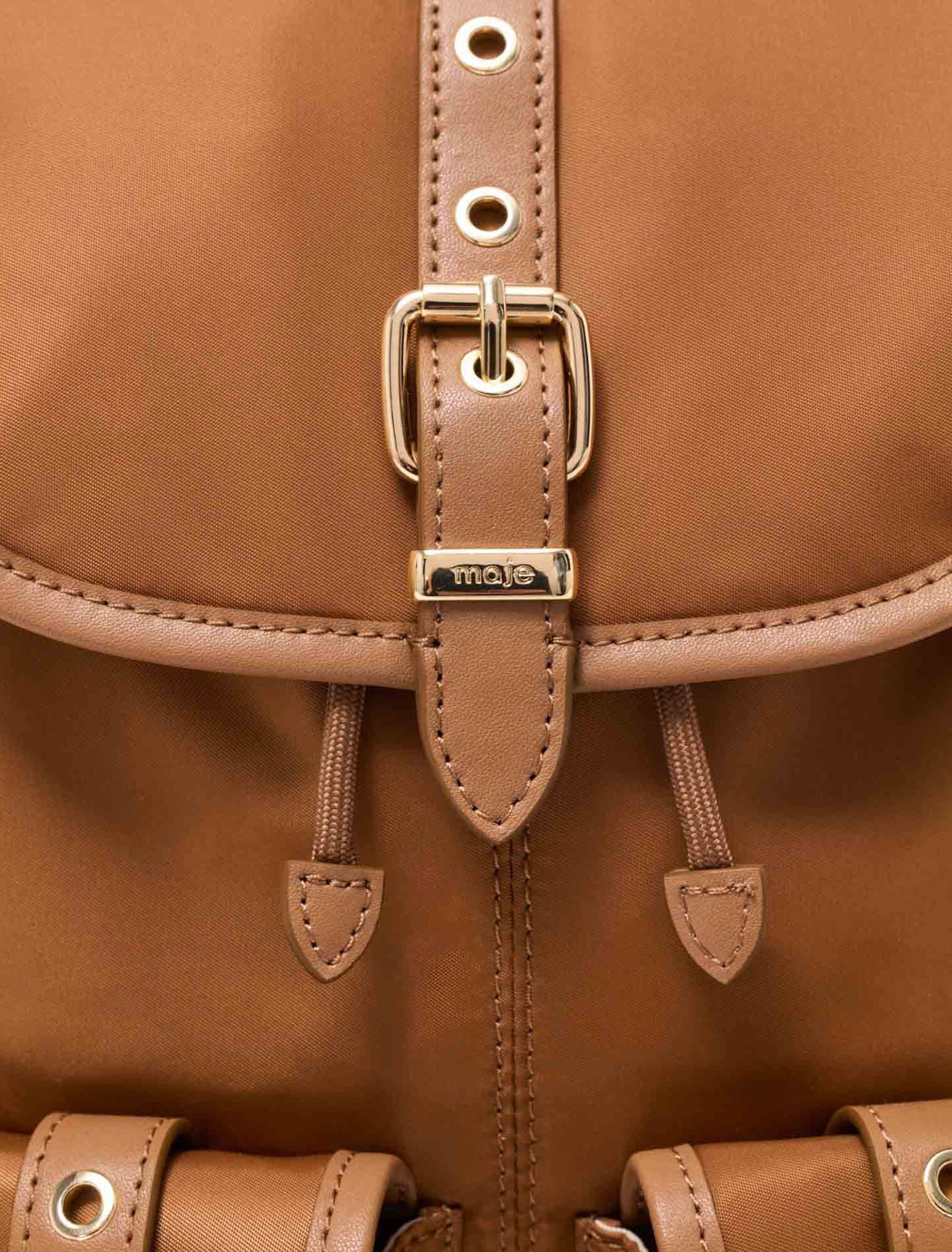 Sac à dos en cuir et nylon