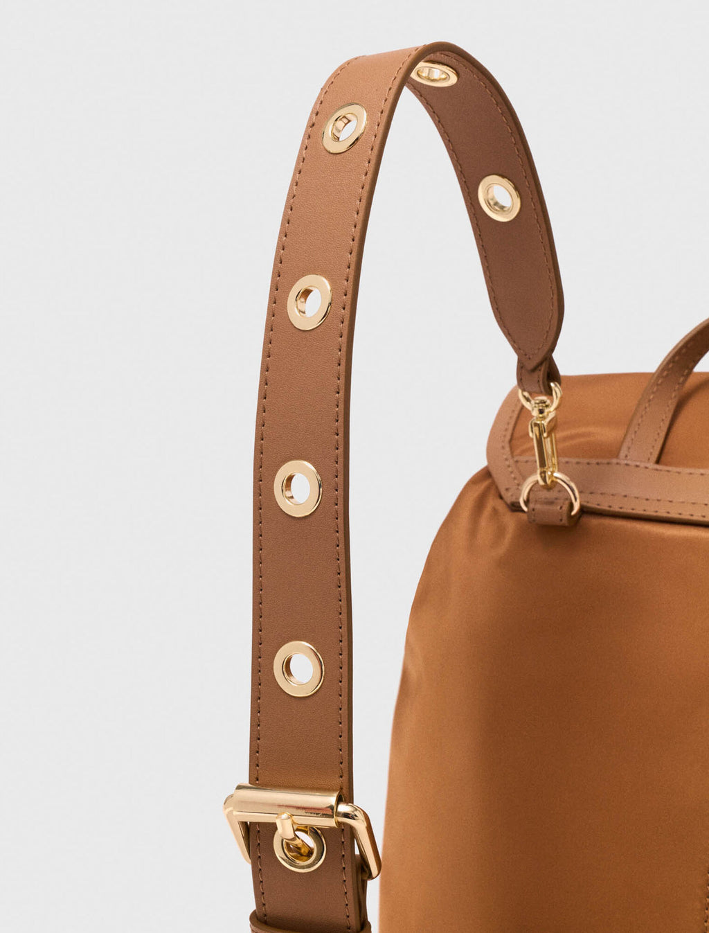 Sac à dos en cuir et nylon