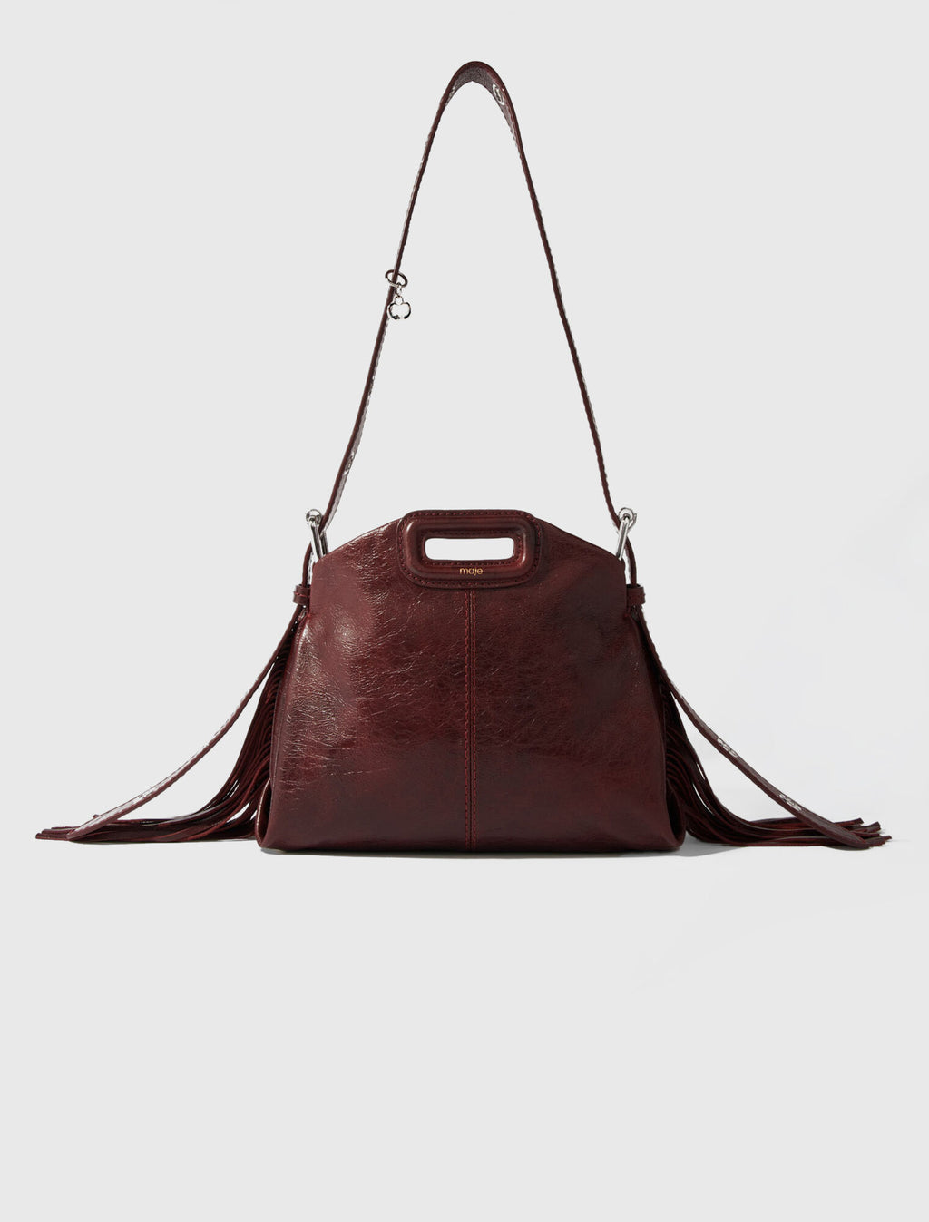 Sac Miss M mini en cuir craquelé