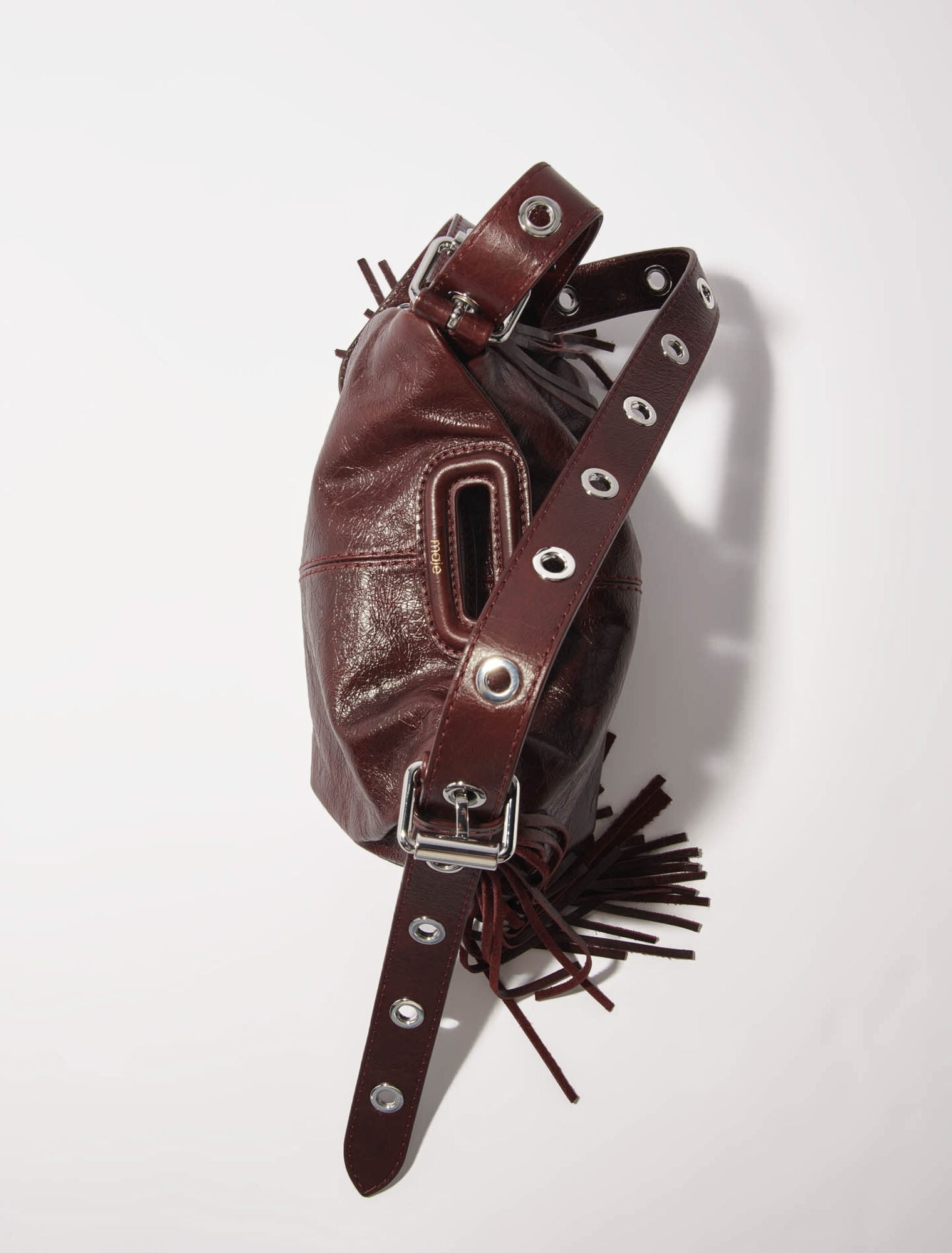 Sac Miss M mini en cuir craquelé