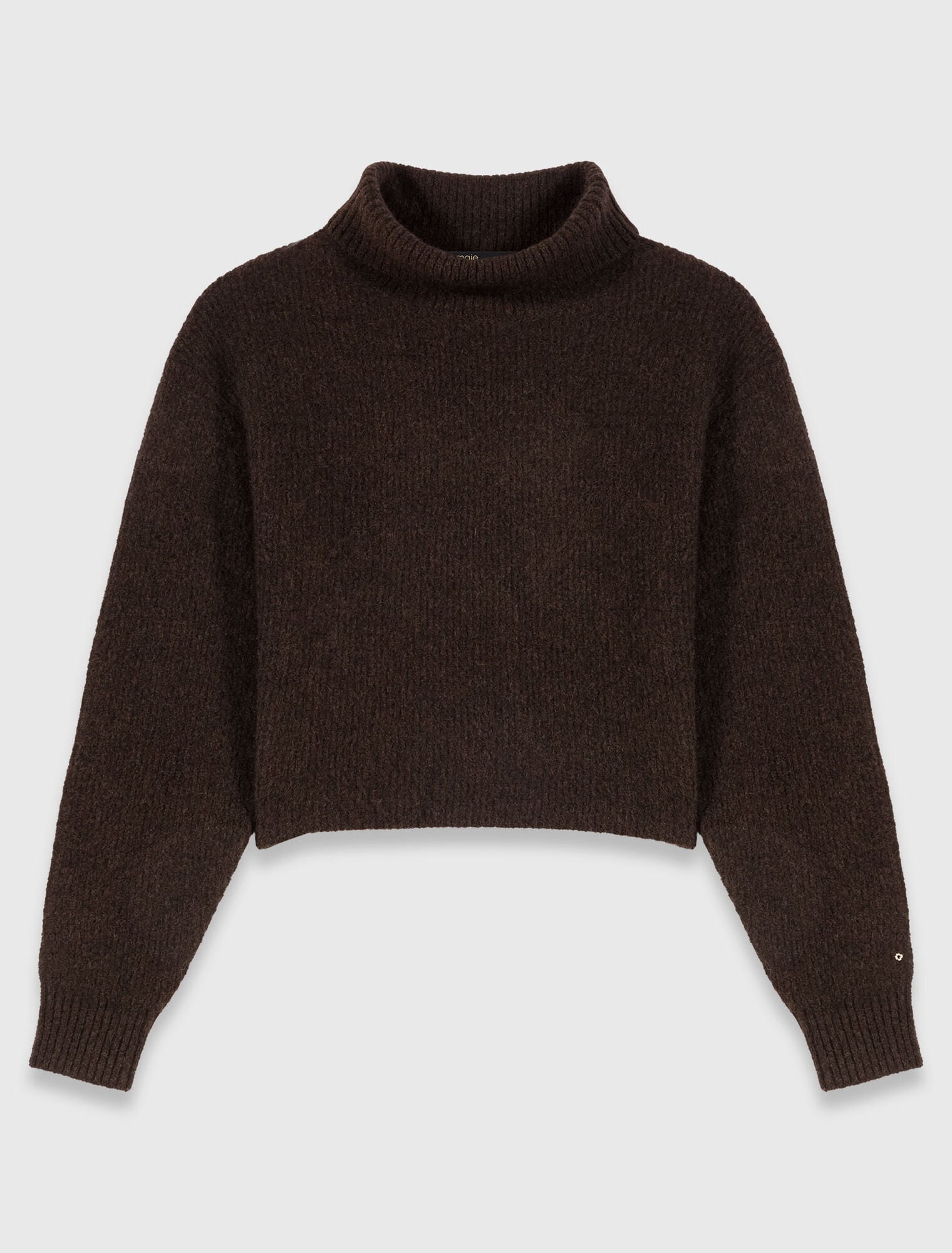 Pull à col roulé en mélange de yak