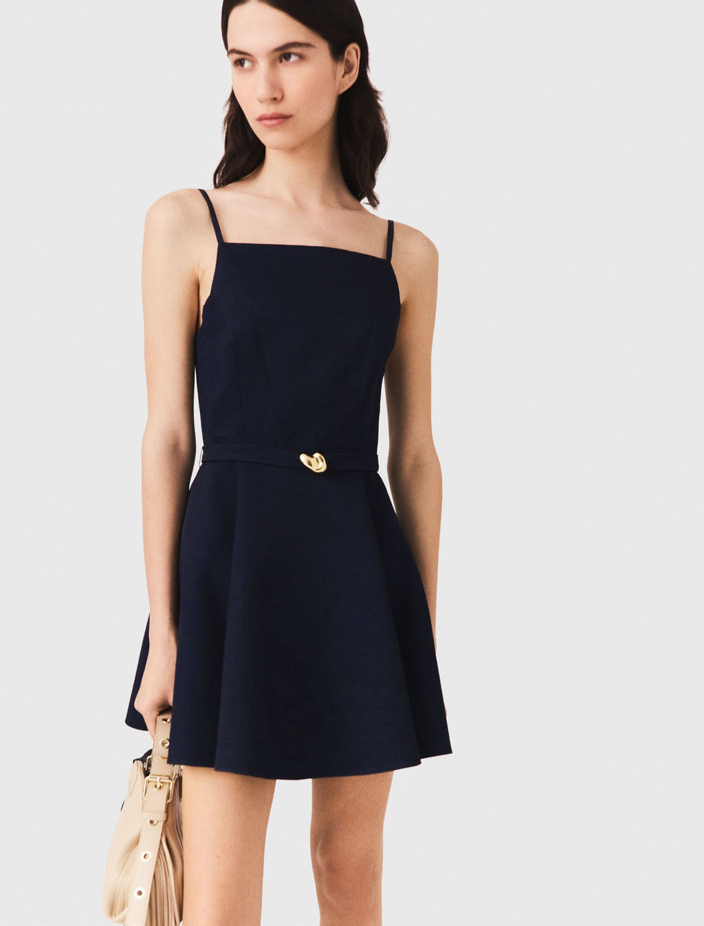 Robe évasée à bretelles